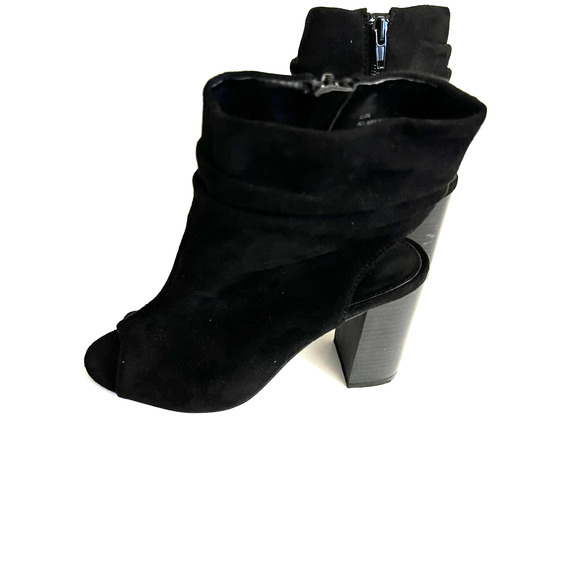 CHARLOTTE RUSSE Peep Toe Sling Back Heeled Boots (Size 7) - Picture 4 of 10